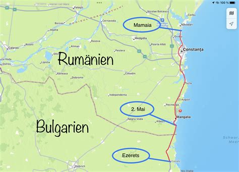 Rumänische Schwarzmeerküste Rumänien ab 73 .